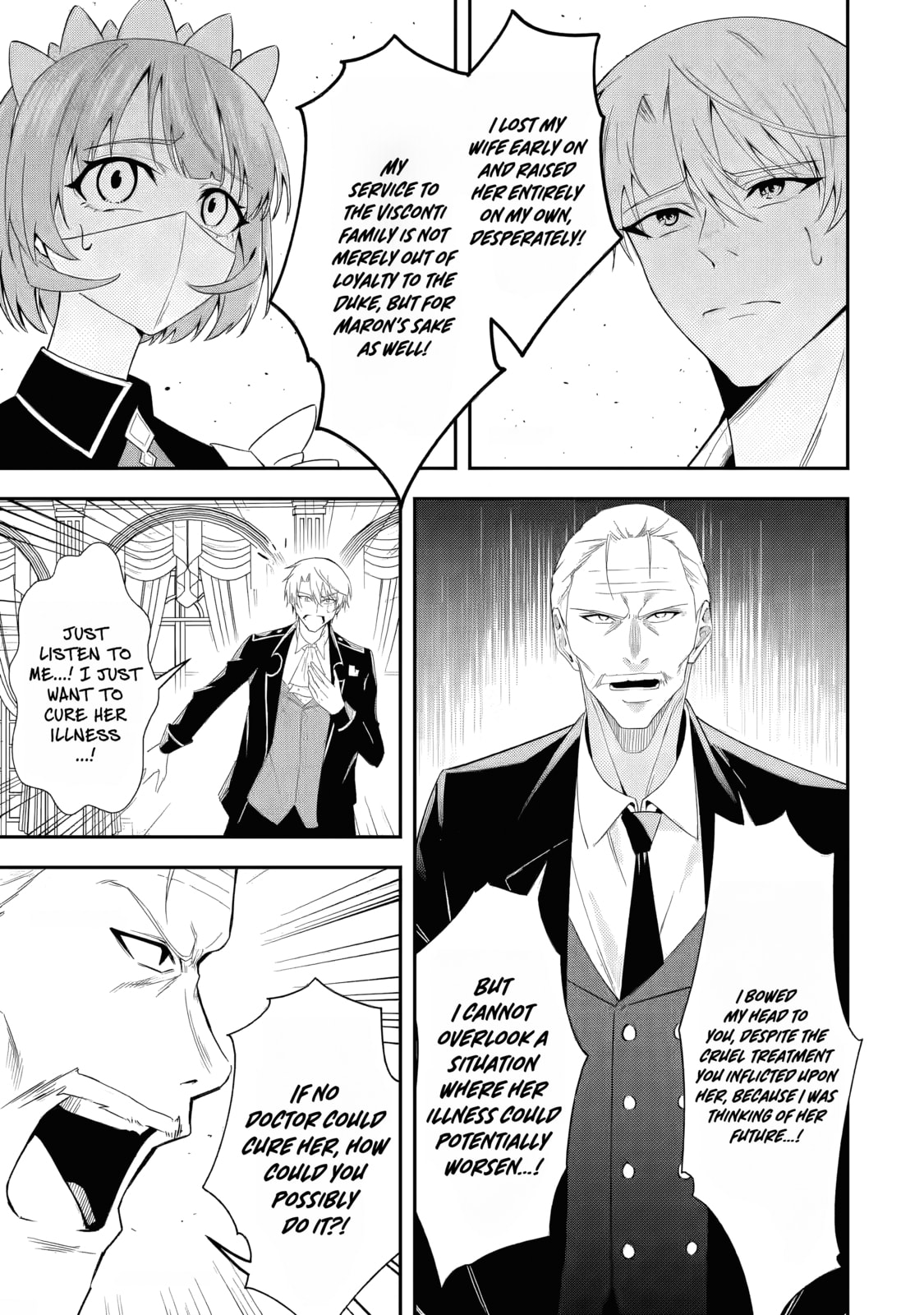 Shokei Flag no Akuyaku Kizoku ni Tensei Shita ga, Shinitakunai no de Yami Mahou o Kiwamete Heroine-tachi o Sukuimasu Chapter 2 page 10 - 