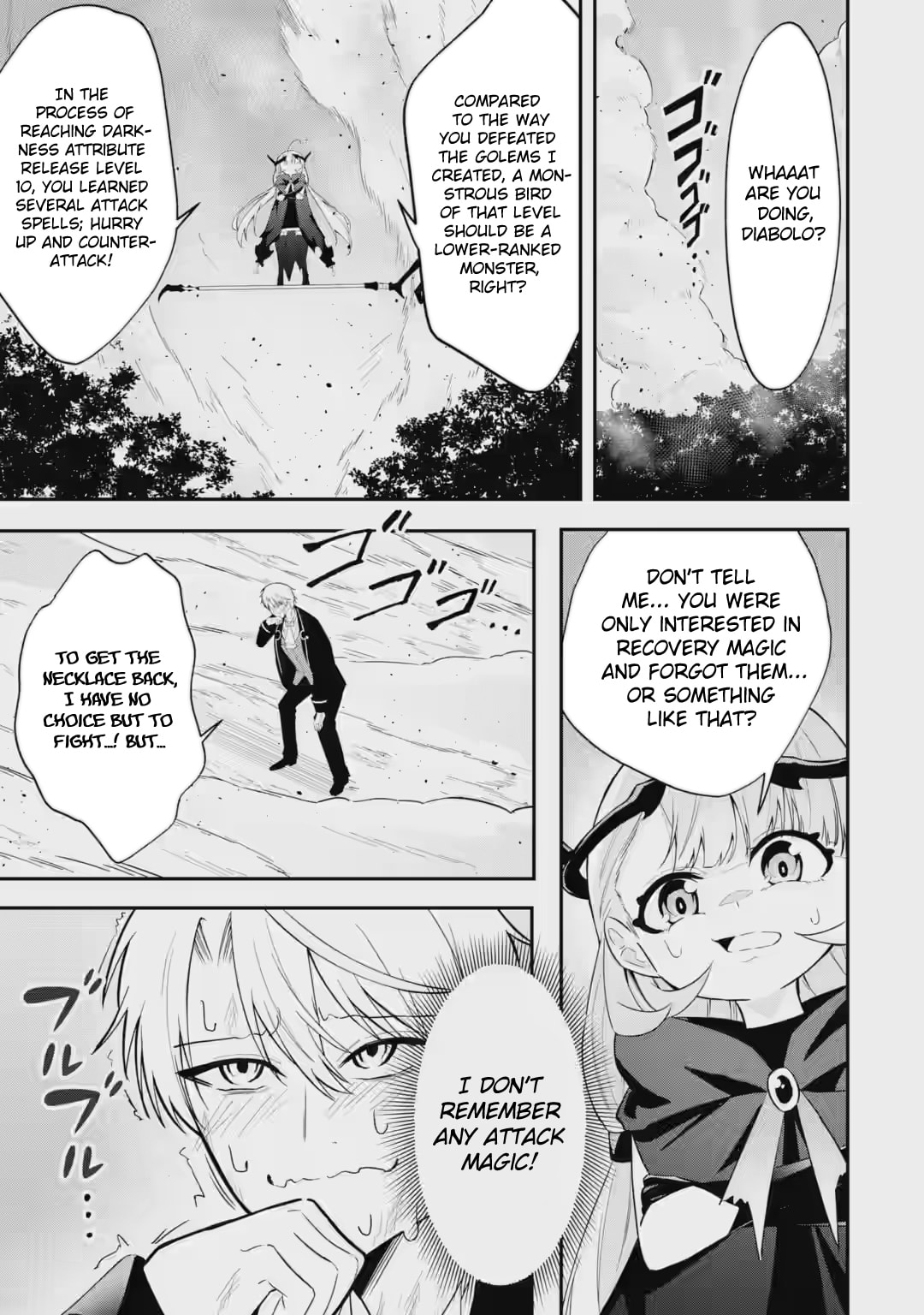 Shokei Flag no Akuyaku Kizoku ni Tensei Shita ga, Shinitakunai no de Yami Mahou o Kiwamete Heroine-tachi o Sukuimasu Chapter 3.1 page 6 - 