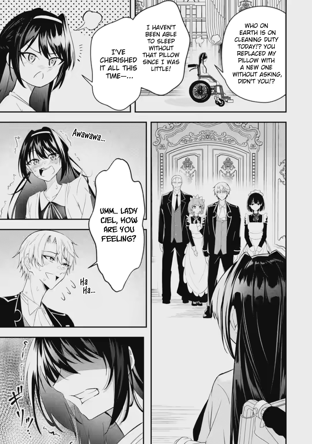 Shokei Flag no Akuyaku Kizoku ni Tensei Shita ga, Shinitakunai no de Yami Mahou o Kiwamete Heroine-tachi o Sukuimasu Chapter 3.2 page 3 - 