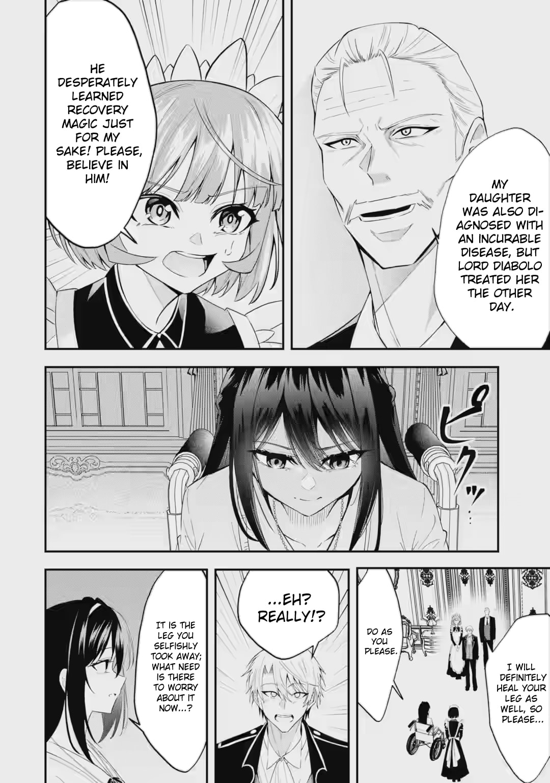 Shokei Flag no Akuyaku Kizoku ni Tensei Shita ga, Shinitakunai no de Yami Mahou o Kiwamete Heroine-tachi o Sukuimasu Chapter 3.2 page 6 - 