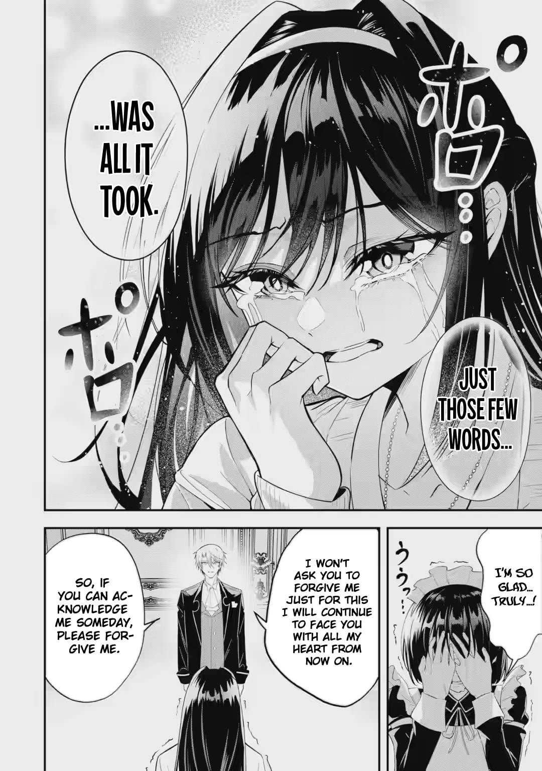 Shokei Flag no Akuyaku Kizoku ni Tensei Shita ga, Shinitakunai no de Yami Mahou o Kiwamete Heroine-tachi o Sukuimasu Chapter 3.2 page 10 - 