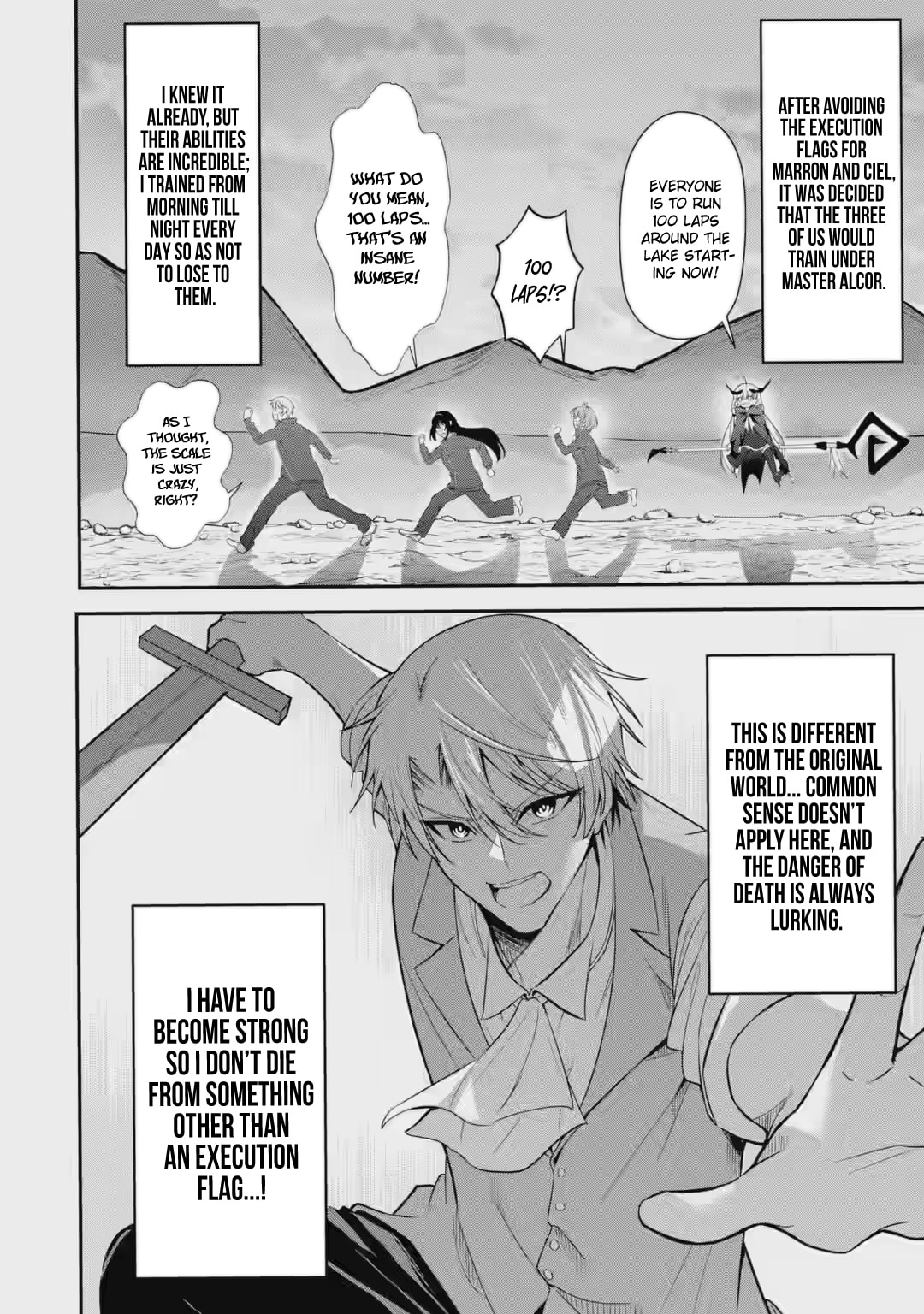 Shokei Flag no Akuyaku Kizoku ni Tensei Shita ga, Shinitakunai no de Yami Mahou o Kiwamete Heroine-tachi o Sukuimasu Chapter 3.3 page 7 - 