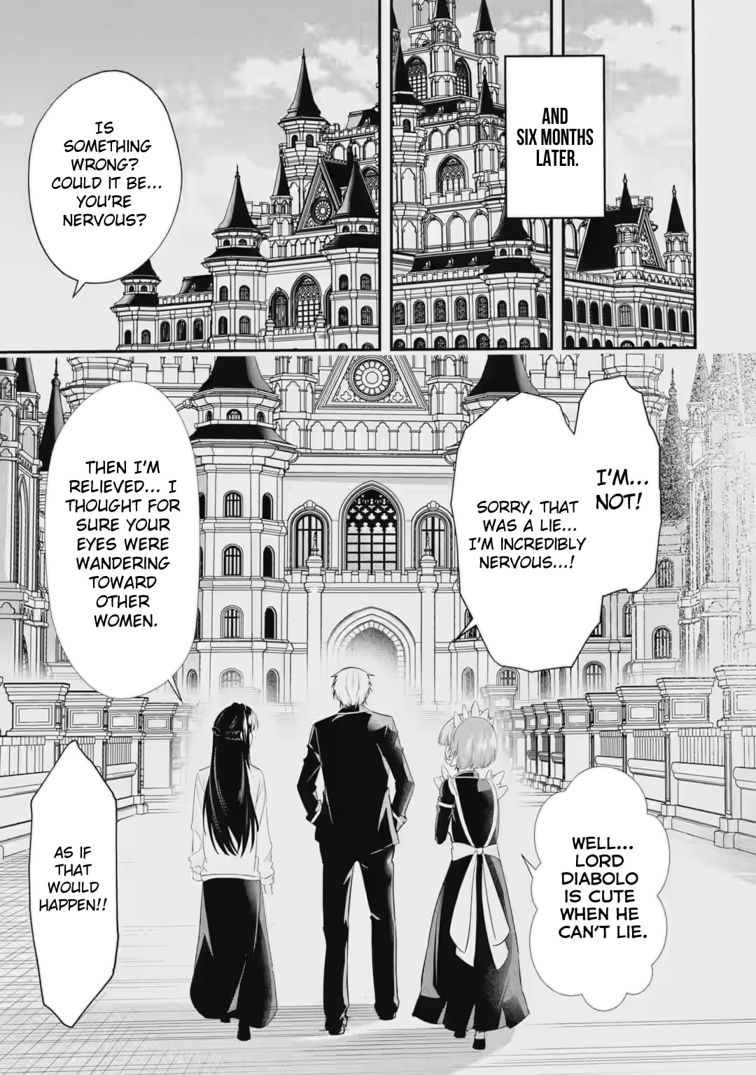 Shokei Flag no Akuyaku Kizoku ni Tensei Shita ga, Shinitakunai no de Yami Mahou o Kiwamete Heroine-tachi o Sukuimasu Chapter 3.3 page 8 - 