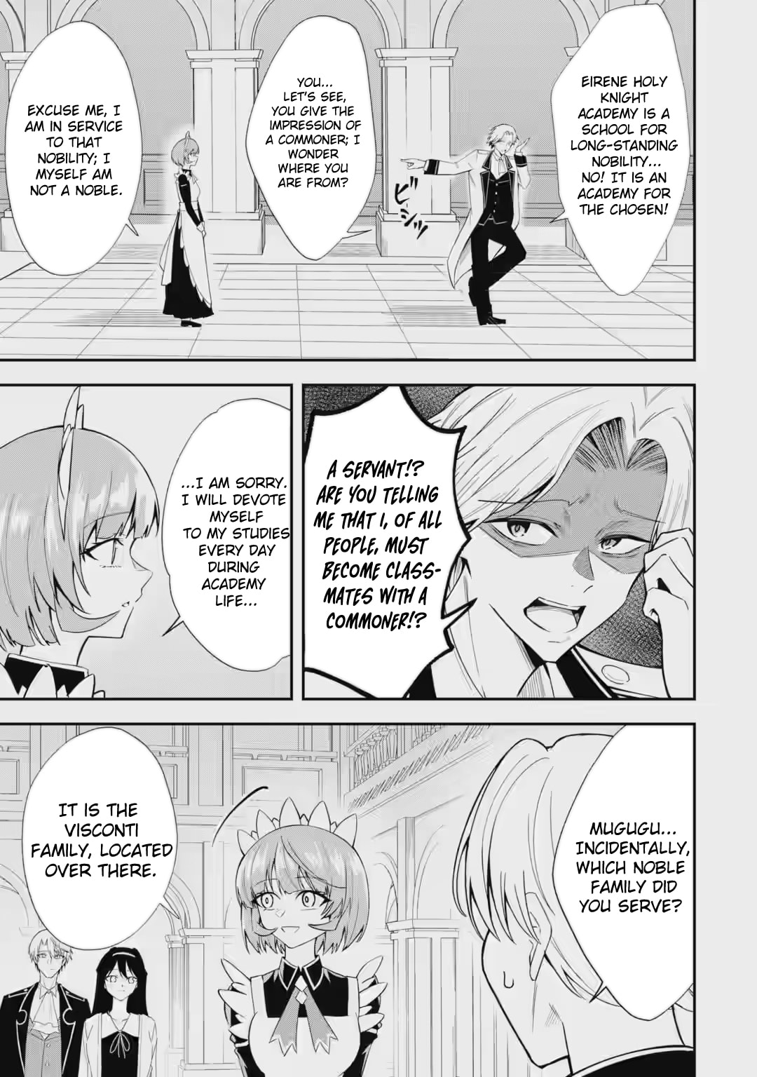 Shokei Flag no Akuyaku Kizoku ni Tensei Shita ga, Shinitakunai no de Yami Mahou o Kiwamete Heroine-tachi o Sukuimasu Chapter 4.1 page 8 - 