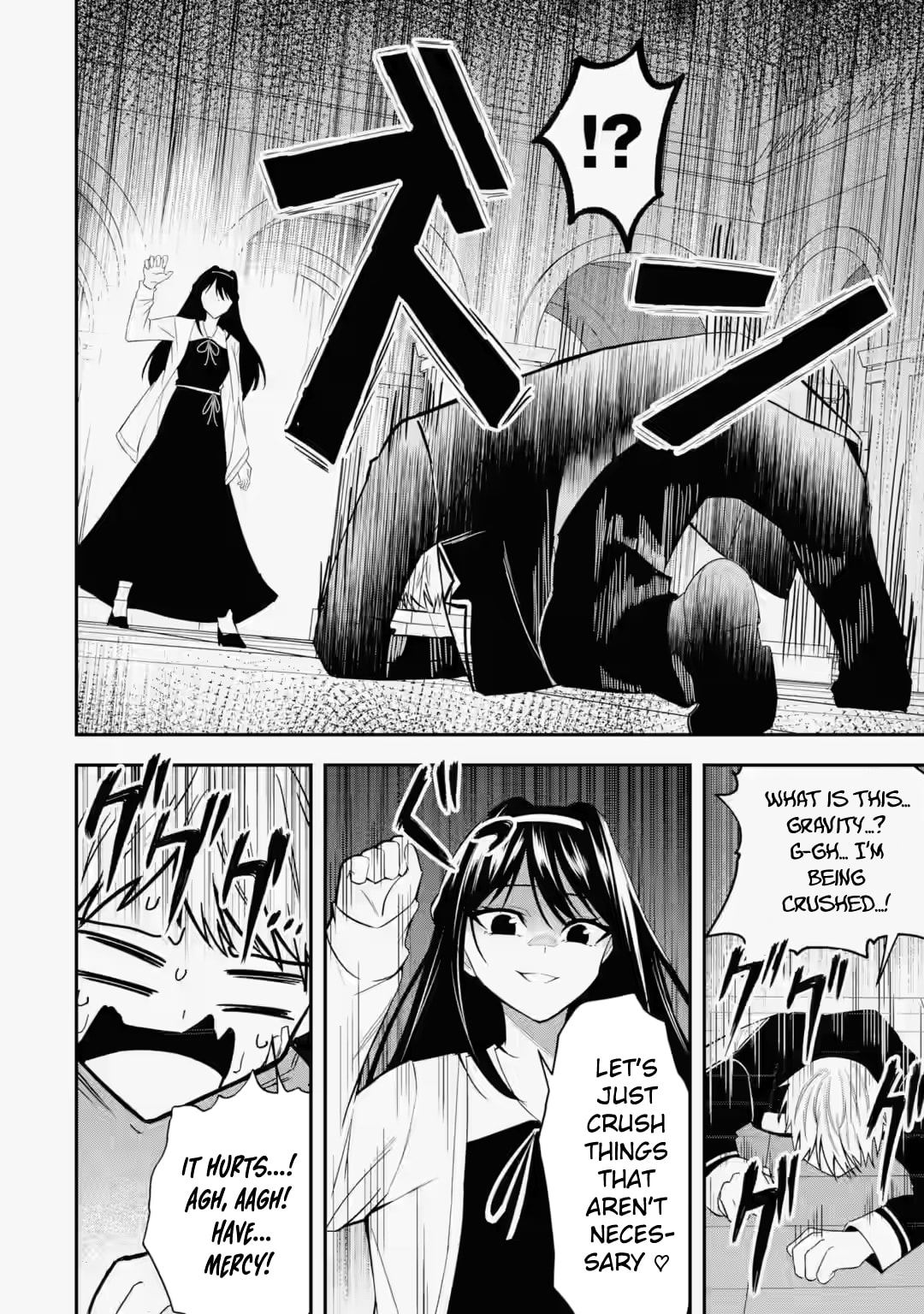 Shokei Flag no Akuyaku Kizoku ni Tensei Shita ga, Shinitakunai no de Yami Mahou o Kiwamete Heroine-tachi o Sukuimasu Chapter 4.2 page 5 - 