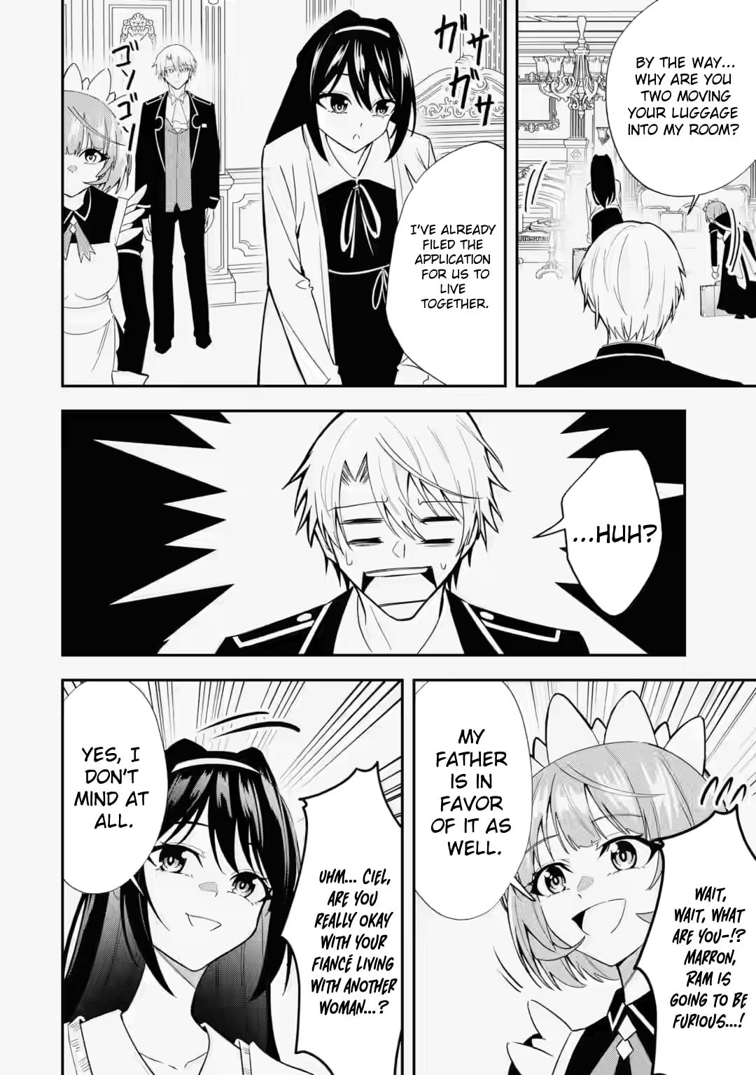 Shokei Flag no Akuyaku Kizoku ni Tensei Shita ga, Shinitakunai no de Yami Mahou o Kiwamete Heroine-tachi o Sukuimasu Chapter 4.3 page 9 - 