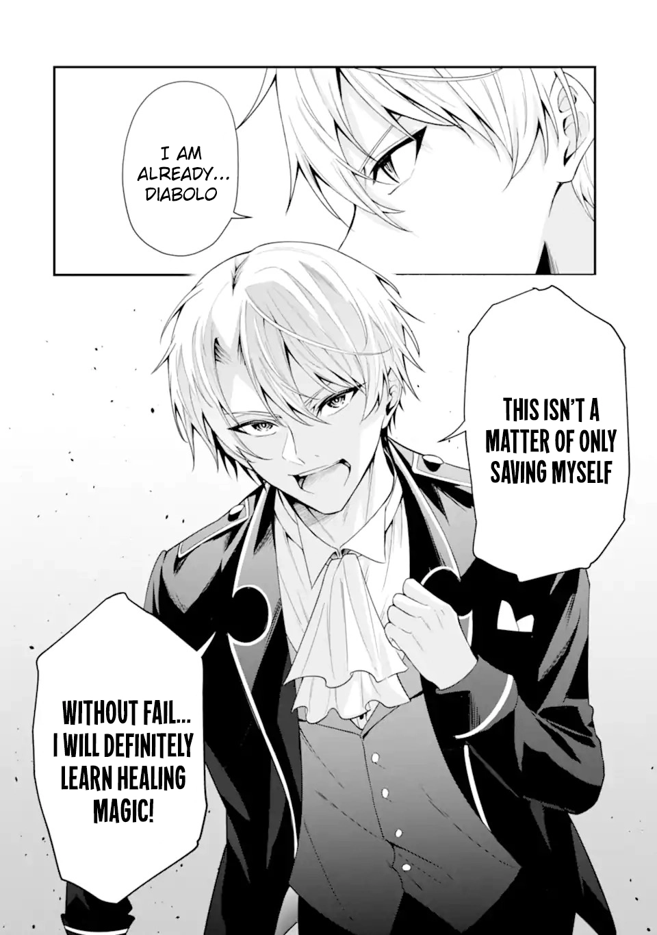 Shokei Flag No Akuyaku Kizoku Ni Tensei Shitaga, Shinitakunainode Yami Maho Wo Kiwamete Heroine Tachi Wo Sukuimasu Byojakuna Heroine Wo Care Shitara Naze Ka Ore Ga Dekiai Sareta Ken Chapter 1.1 page 25 - 