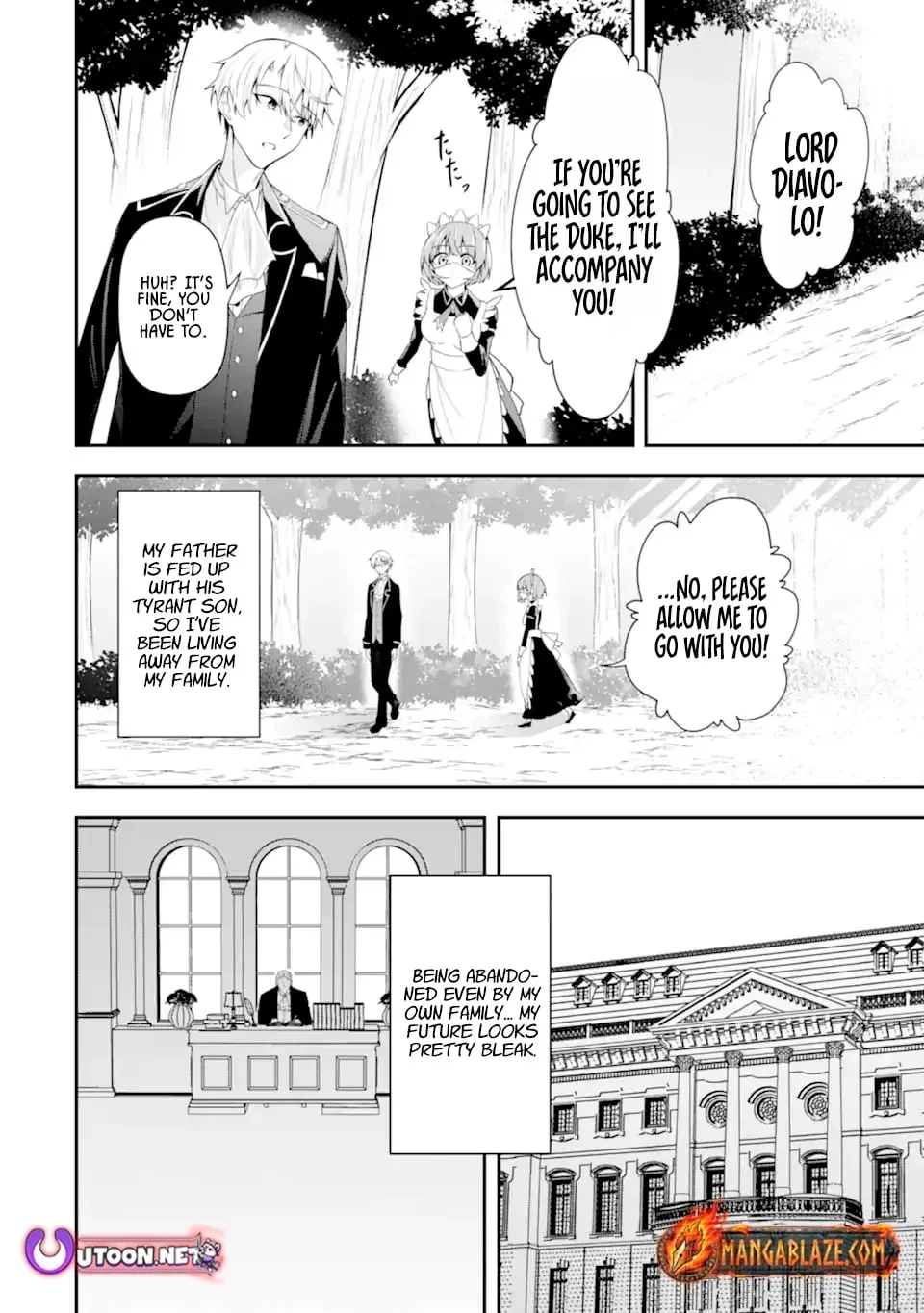 Shokei Flag No Akuyaku Kizoku Ni Tensei Shitaga, Shinitakunainode Yami Maho Wo Kiwamete Heroine Tachi Wo Sukuimasu Byojakuna Heroine Wo Care Shitara Naze Ka Ore Ga Dekiai Sareta Ken Chapter 1.2 page 2 - 