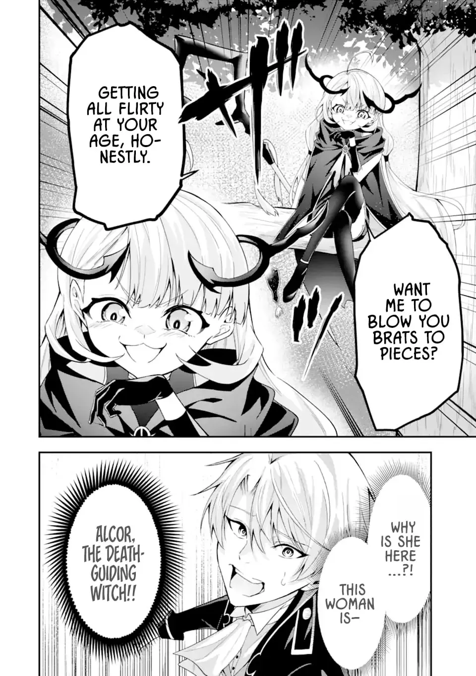 Shokei Flag No Akuyaku Kizoku Ni Tensei Shitaga, Shinitakunainode Yami Maho Wo Kiwamete Heroine Tachi Wo Sukuimasu Byojakuna Heroine Wo Care Shitara Naze Ka Ore Ga Dekiai Sareta Ken Chapter 1.2 page 12 - 