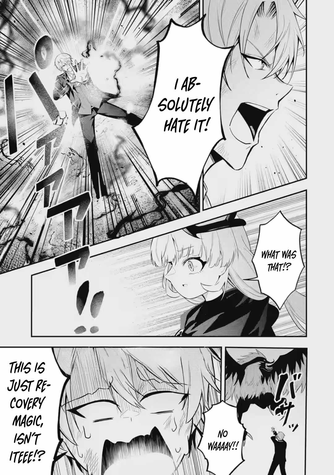 Shokei Flag No Akuyaku Kizoku Ni Tensei Shitaga, Shinitakunainode Yami Maho Wo Kiwamete Heroine Tachi Wo Sukuimasu Byojakuna Heroine Wo Care Shitara Naze Ka Ore Ga Dekiai Sareta Ken Chapter 3 page 10 - 
