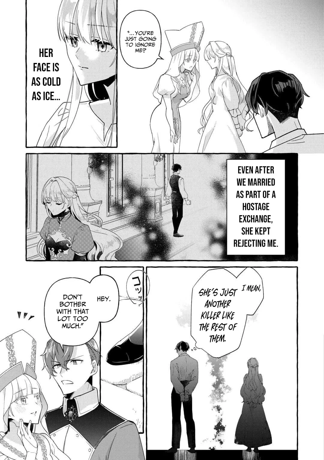 Shokei Sareta Shi ni Modori No Dairoku Ouji wa Kokoku wo Sute, Ringoku no Guillotine Koujo to Fukushuu wo Chikau Chapter 1 page 18 - 