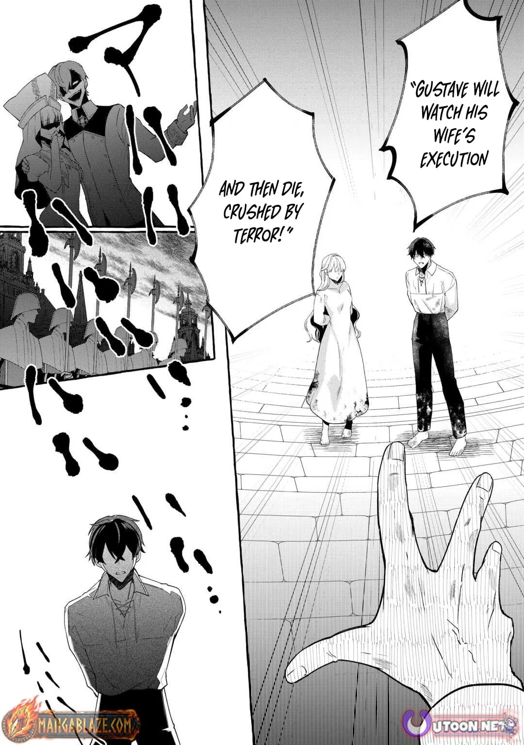 Shokei Sareta Shi ni Modori No Dairoku Ouji wa Kokoku wo Sute, Ringoku no Guillotine Koujo to Fukushuu wo Chikau Chapter 1 page 21 - 