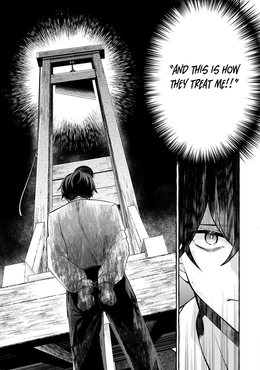Shokei Sareta Shi ni Modori No Dairoku Ouji wa Kokoku wo Sute, Ringoku no Guillotine Koujo to Fukushuu wo Chikau Chapter 1 page 4 - 