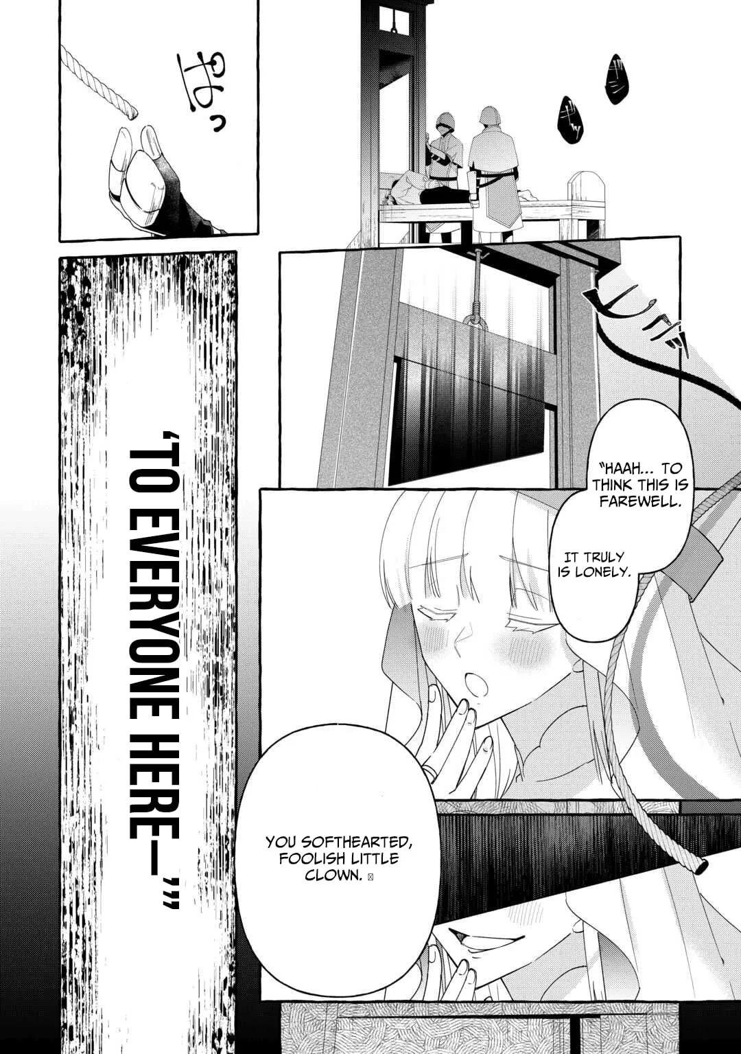 Shokei Sareta Shi ni Modori No Dairoku Ouji wa Kokoku wo Sute, Ringoku no Guillotine Koujo to Fukushuu wo Chikau Chapter 1 page 38 - 
