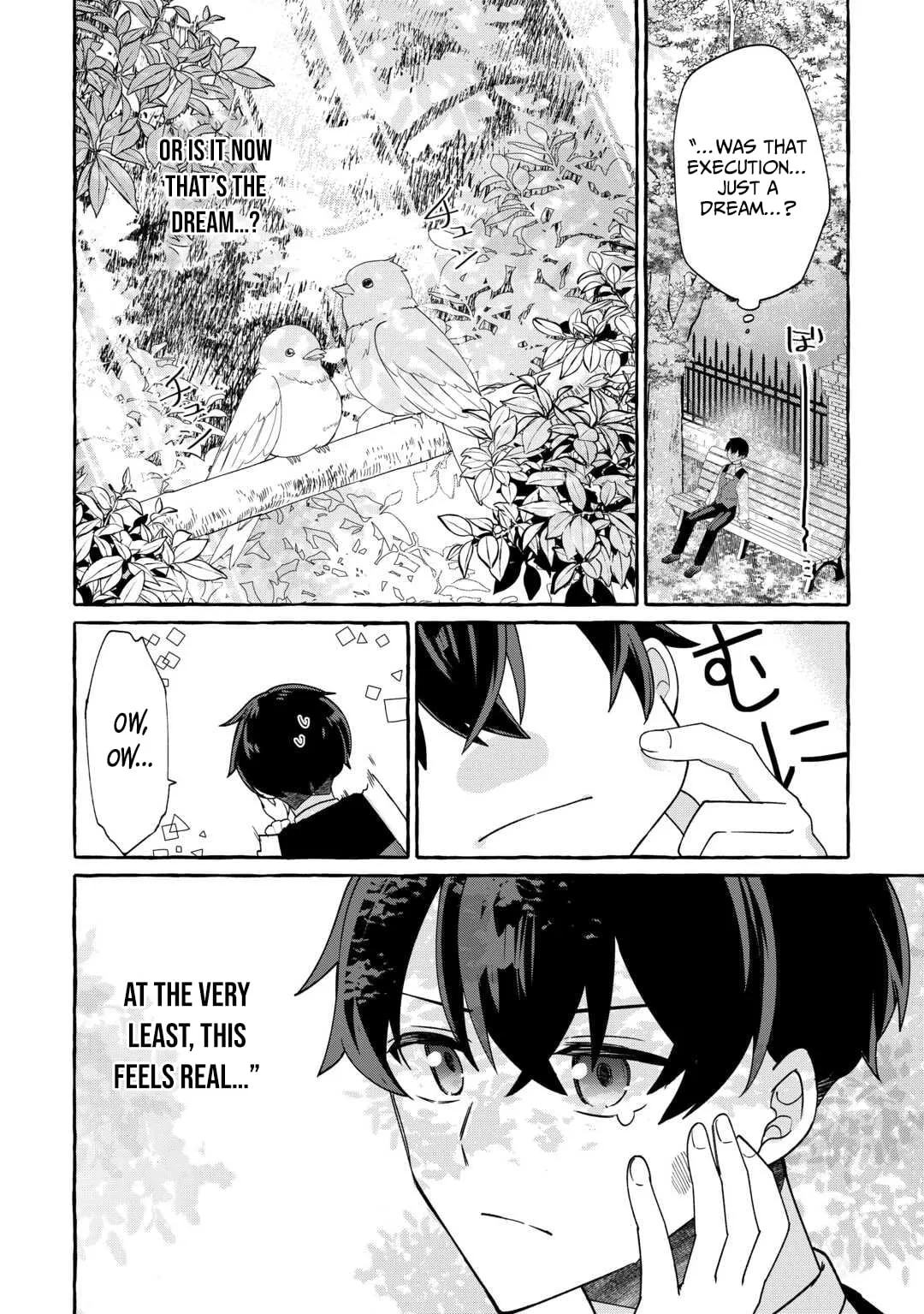 Shokei Sareta Shi ni Modori No Dairoku Ouji wa Kokoku wo Sute, Ringoku no Guillotine Koujo to Fukushuu wo Chikau Chapter 1 page 46 - 