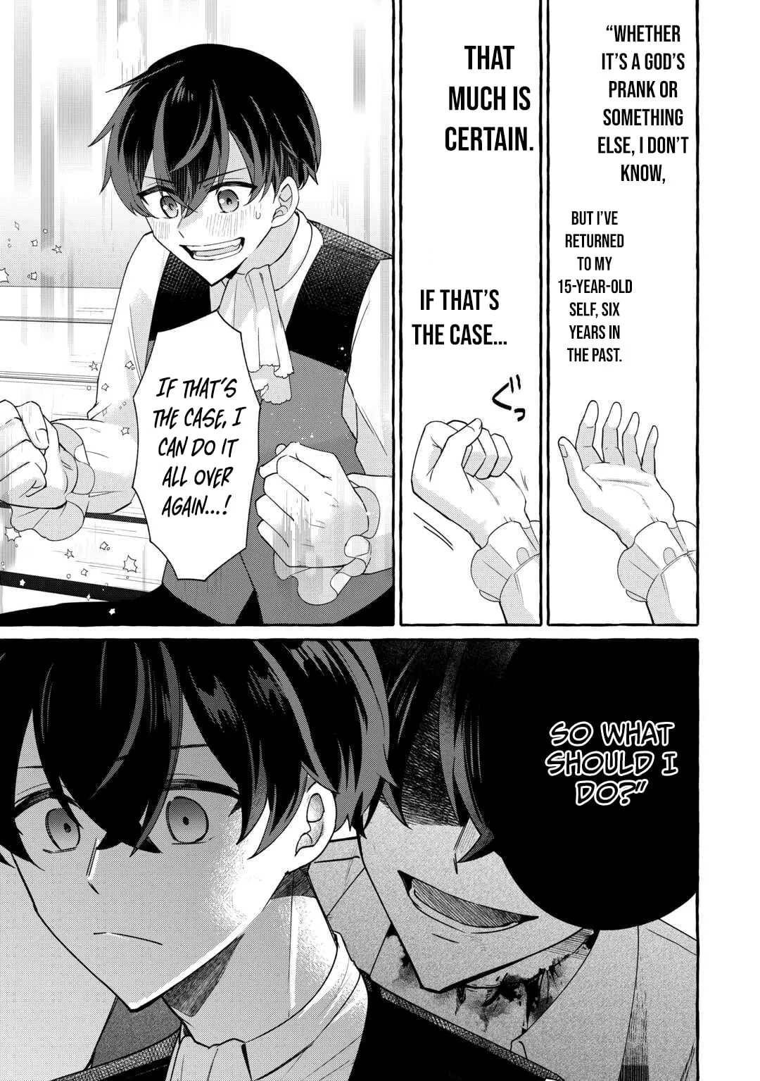 Shokei Sareta Shi ni Modori No Dairoku Ouji wa Kokoku wo Sute, Ringoku no Guillotine Koujo to Fukushuu wo Chikau Chapter 1 page 47 - 