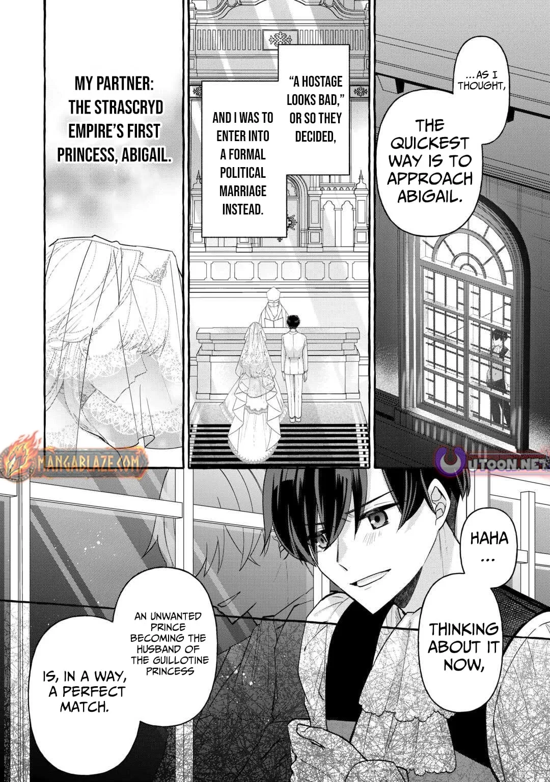 Shokei Sareta Shi ni Modori No Dairoku Ouji wa Kokoku wo Sute, Ringoku no Guillotine Koujo to Fukushuu wo Chikau Chapter 2 page 7 - 