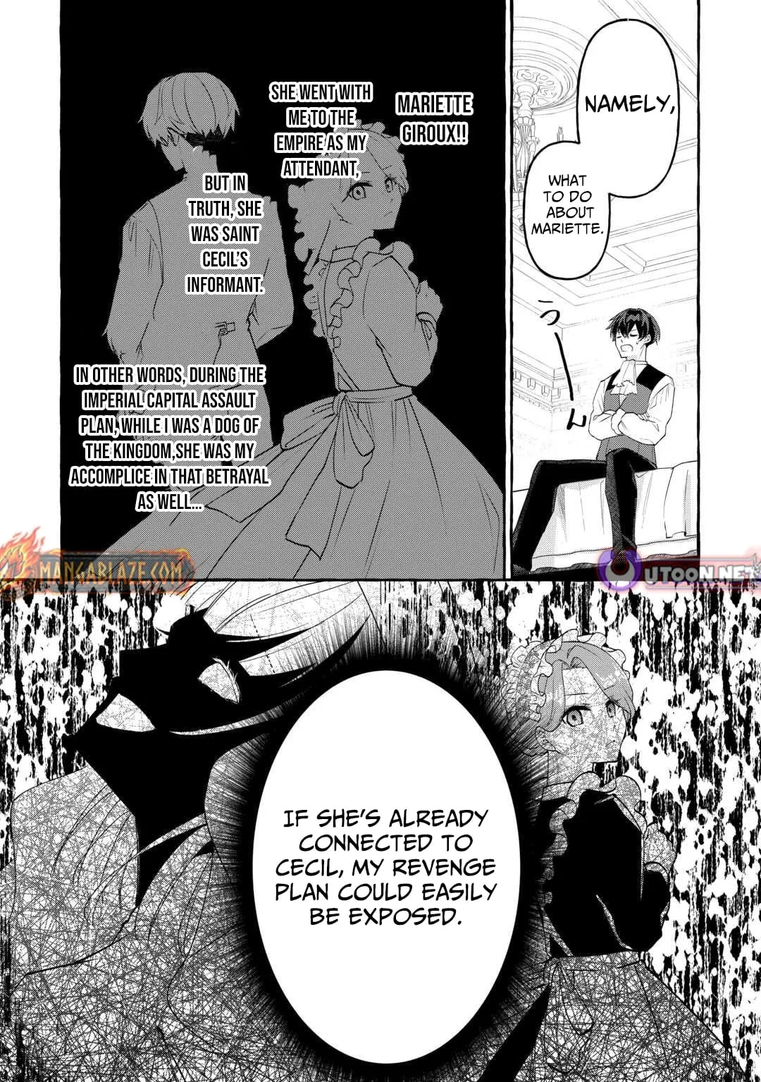 Shokei Sareta Shi ni Modori No Dairoku Ouji wa Kokoku wo Sute, Ringoku no Guillotine Koujo to Fukushuu wo Chikau Chapter 3 page 17 - 
