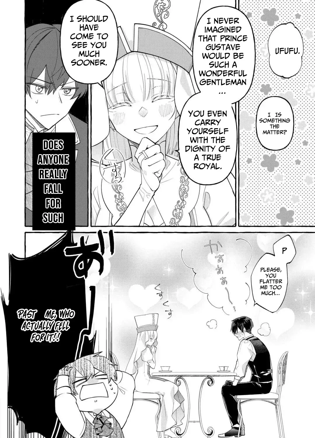Shokei Sareta Shi ni Modori No Dairoku Ouji wa Kokoku wo Sute, Ringoku no Guillotine Koujo to Fukushuu wo Chikau Chapter 4 page 8 - 