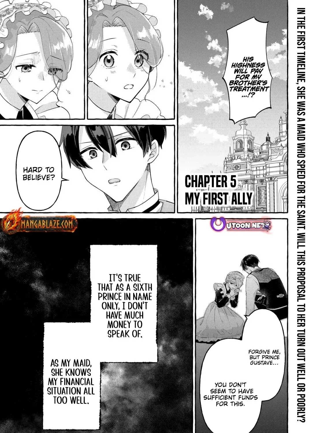 Shokei Sareta Shi ni Modori No Dairoku Ouji wa Kokoku wo Sute, Ringoku no Guillotine Koujo to Fukushuu wo Chikau Chapter 5 page 2 - 