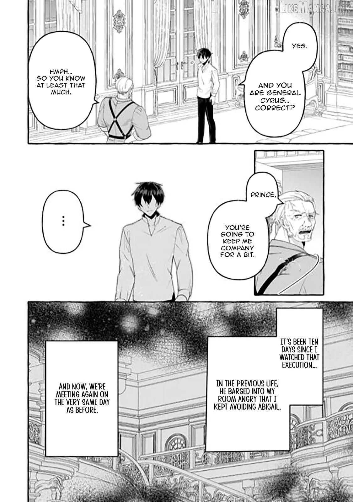 SHOKEI SARETA SHI NI MODORI NO DAIROKU OUJI WA KOKOKU WO SUTE Chapter 10 page 3 - 