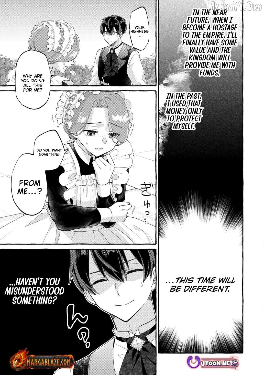 SHOKEI SARETA SHI NI MODORI NO DAIROKU OUJI WA KOKOKU WO SUTE Chapter 5 page 6 - 