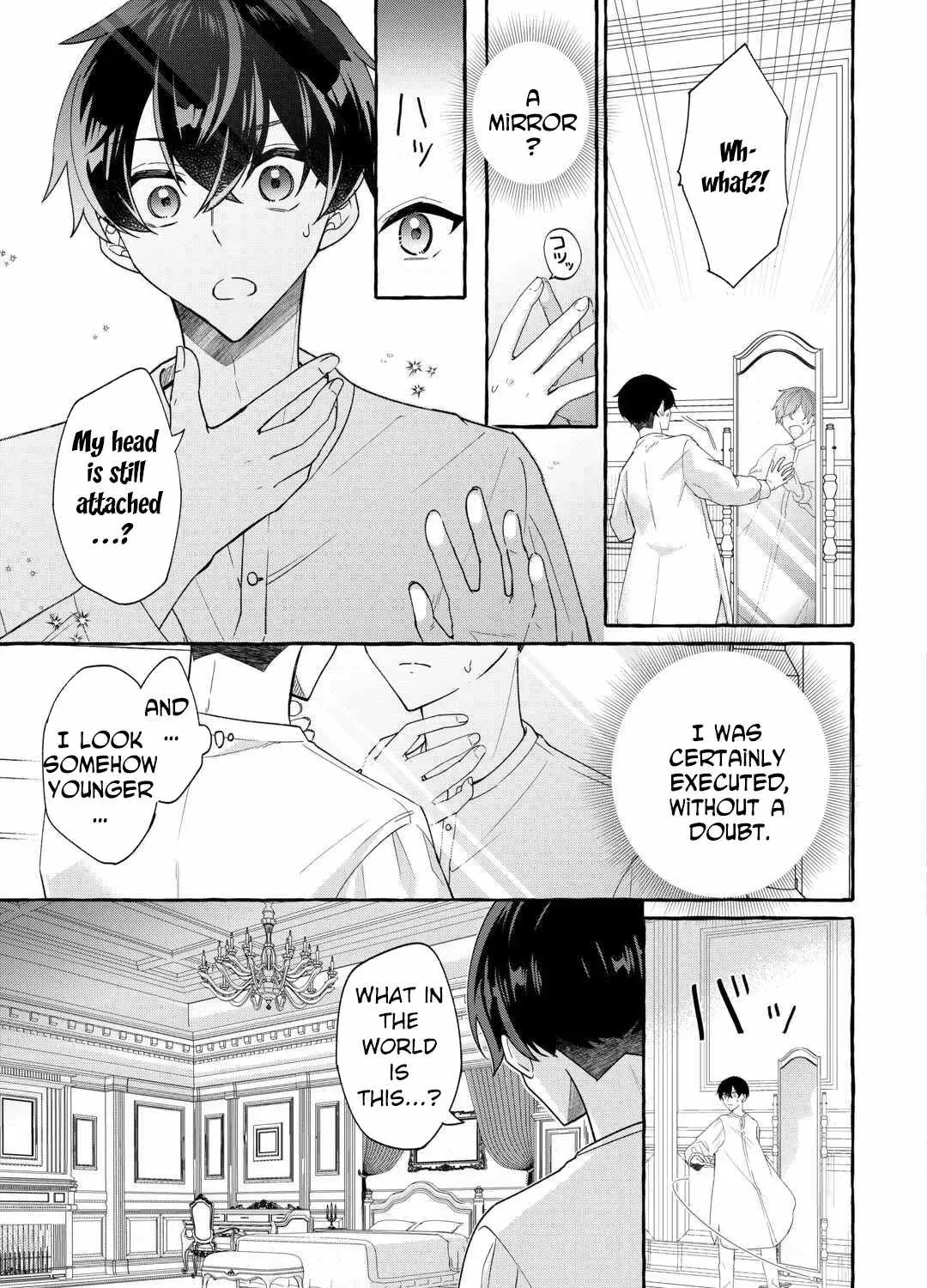 Shokei sareta Shinimodori no Dairoku Ouji wa Kokoku wo Sute, Ringoku no Guillotine Koujo to Fukushuu wo Chikau Chapter 1 page 81 - 