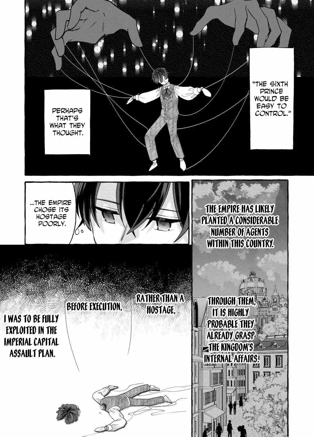 Shokei sareta Shinimodori no Dairoku Ouji wa Kokoku wo Sute, Ringoku no Guillotine Koujo to Fukushuu wo Chikau Chapter 2 page 7 - 