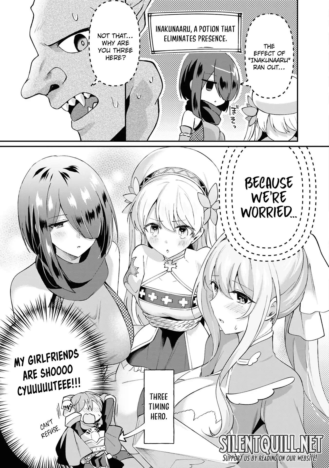 Shoki Machi kara Tabidatanai Yuusha no Harem Life: Yuusha-sama, Compliance-teki ni Out desu! Chapter 4 page 9 - 
