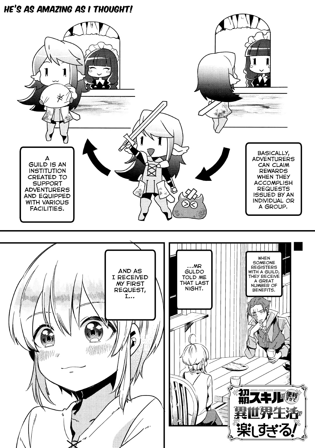 Shoki Skill Ga Benri Sugite Isekai Seikatsu ga Tanoshisugiru! Chapter 3 page 1 - 