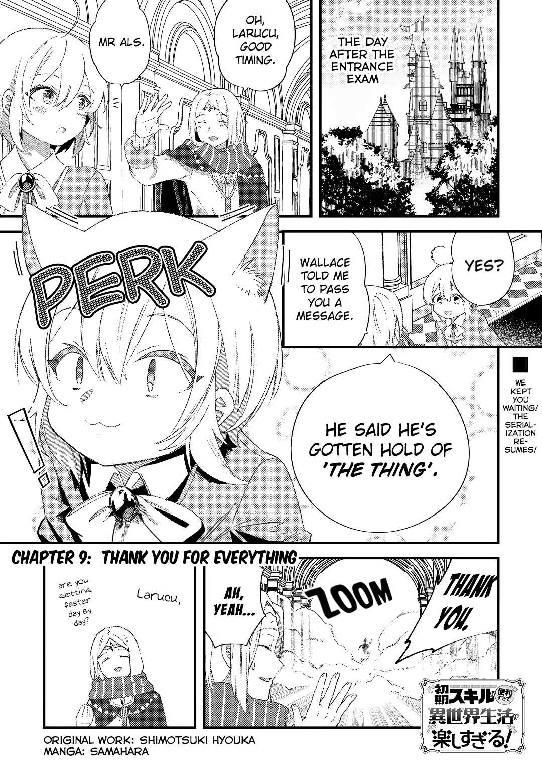Shoki Skill Ga Benri Sugite Isekai Seikatsu ga Tanoshisugiru! Chapter 9 page 1 - 