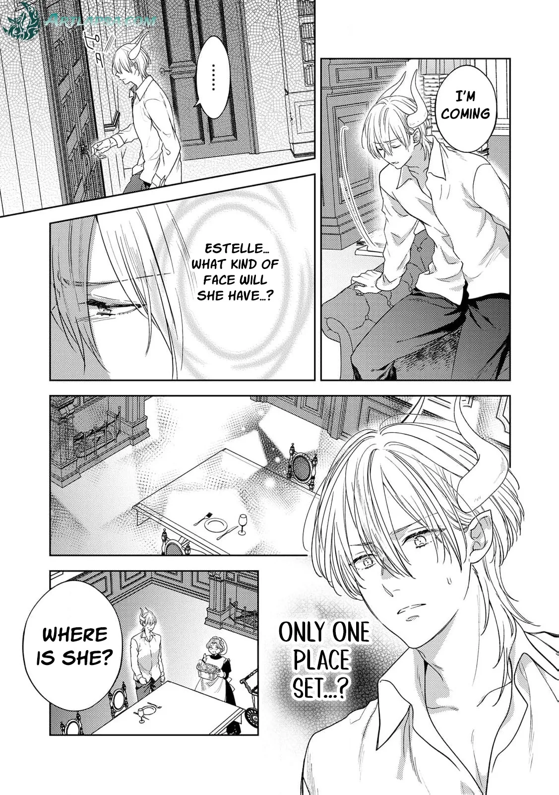 Shokuzai no Hanayome wa Itsuwari no Konin ni Oboreru Chapter 10.5 page 6 - 