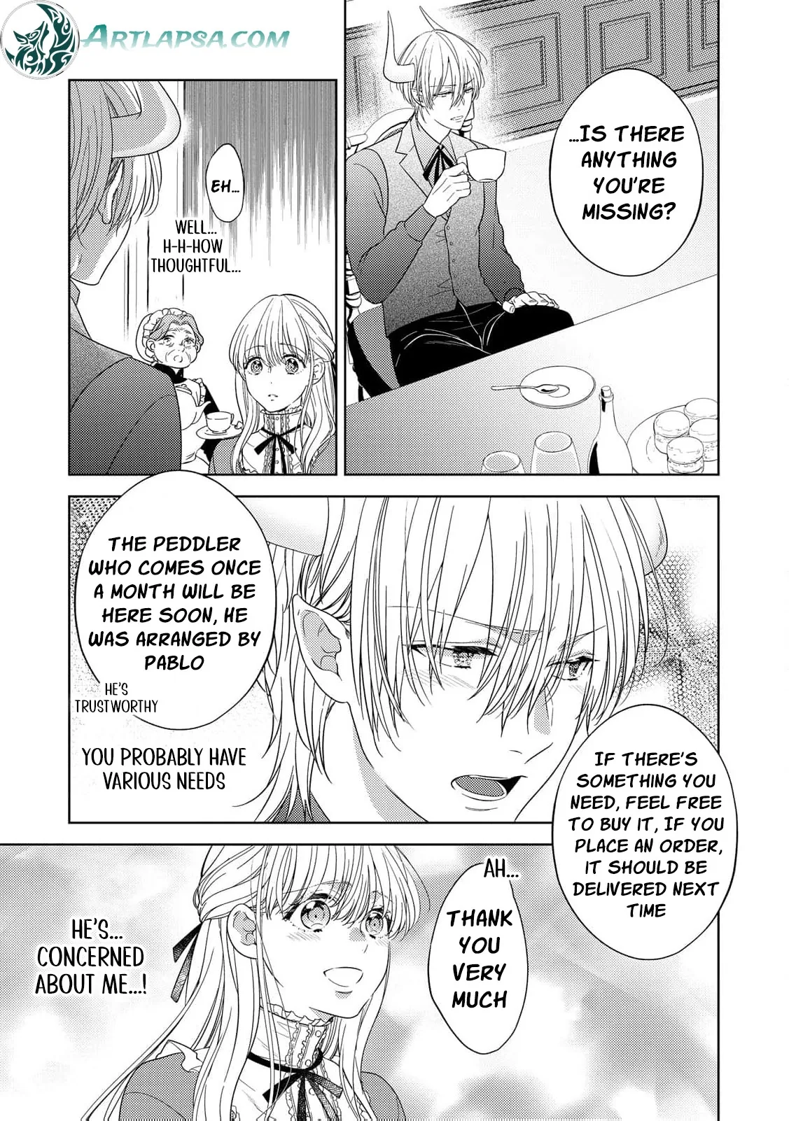 Shokuzai no Hanayome wa Itsuwari no Konin ni Oboreru Chapter 4 page 6 - 