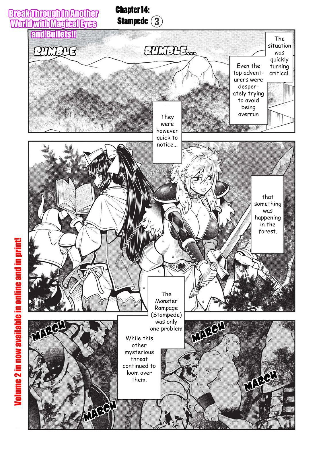 Shoot Through a Different World with Magical Eyes and Bullets! Chapter 14.3 page 2 - 