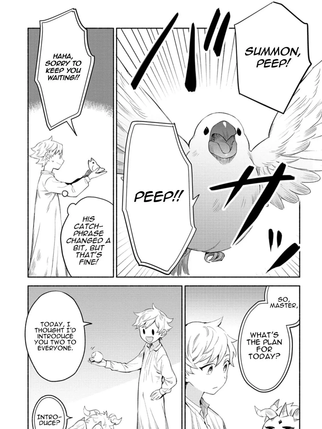 Shoukan Sukiru o Keishou shitanode, Kiwamete Miyou to Omoimasu! ~Mofumofu Mahou seibutsu to Isekai Life o Mankitsuchuu~ Chapter 3 page 34 - 
