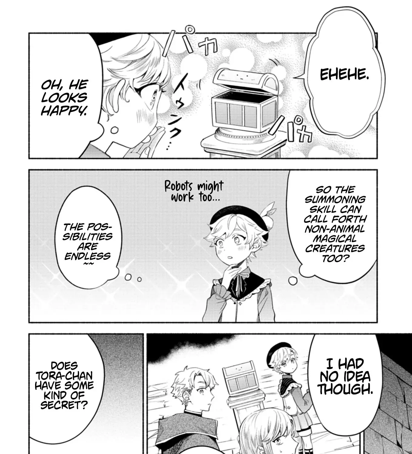 Shoukan Sukiru o Keishou shitanode, Kiwamete Miyou to Omoimasu! ~Mofumofu Mahou seibutsu to Isekai Life o Mankitsuchuu~ Chapter 6 page 28 - 