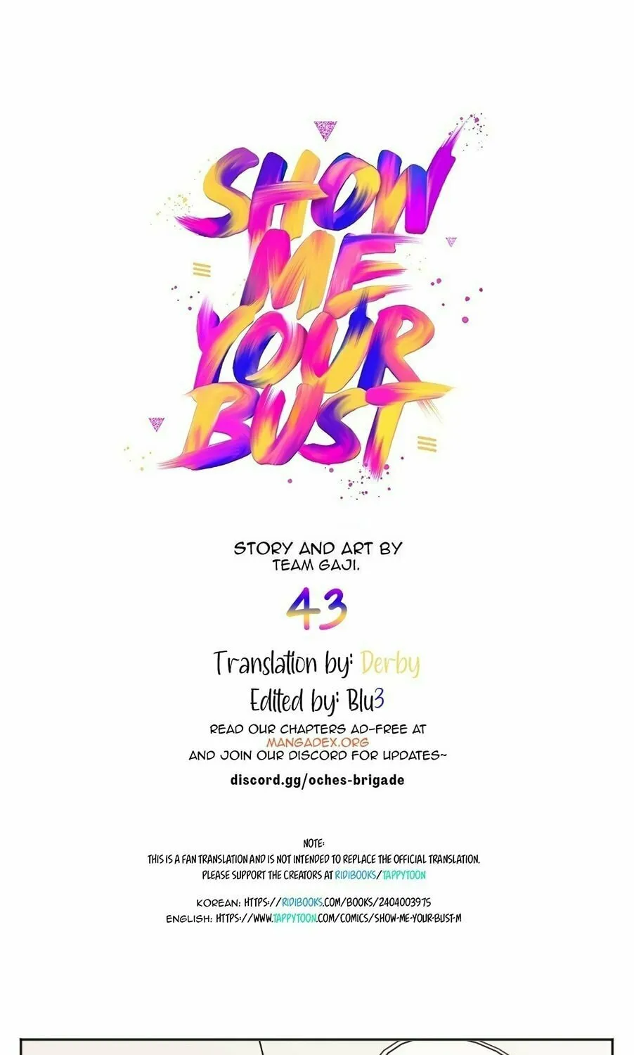 Show Me Your Bust Chapter 43 page 1 - 