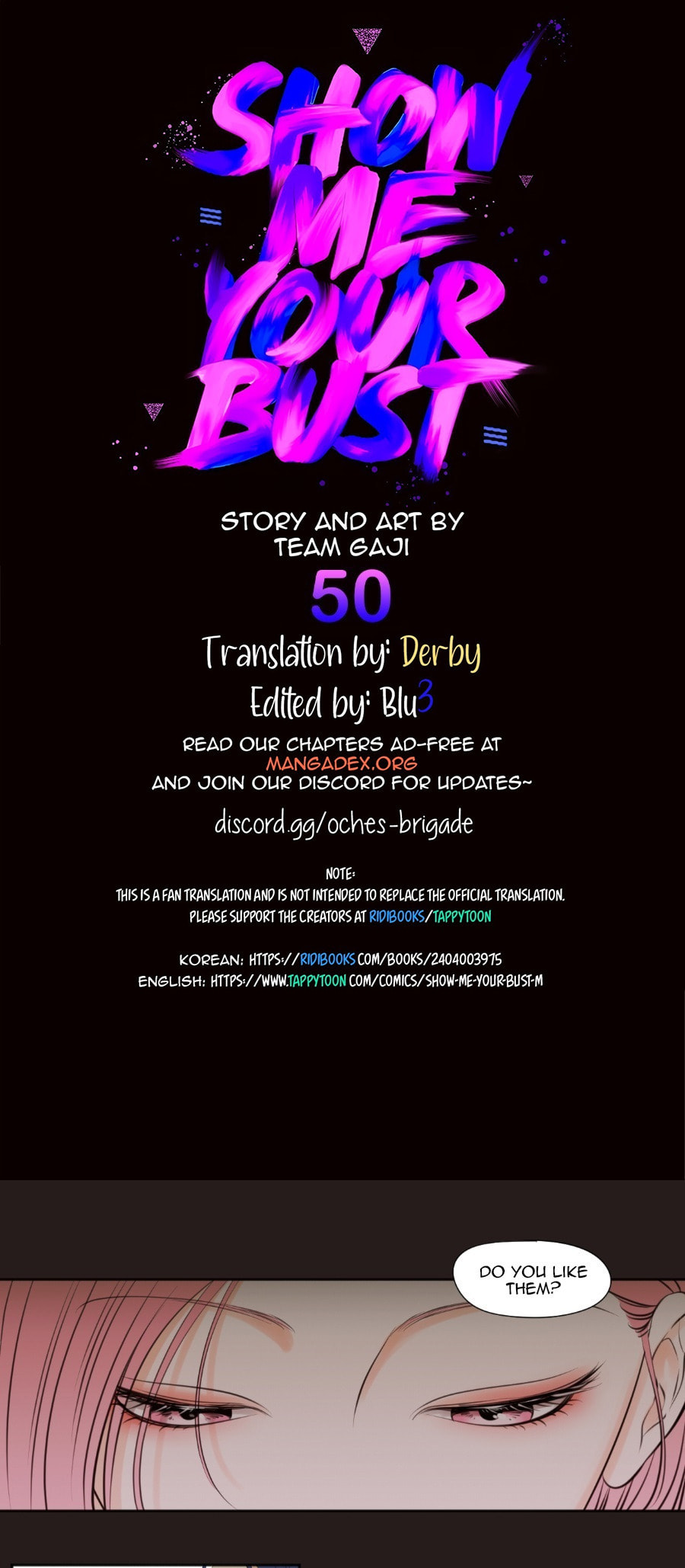 Show Me Your Bust Chapter 50 page 1 - 