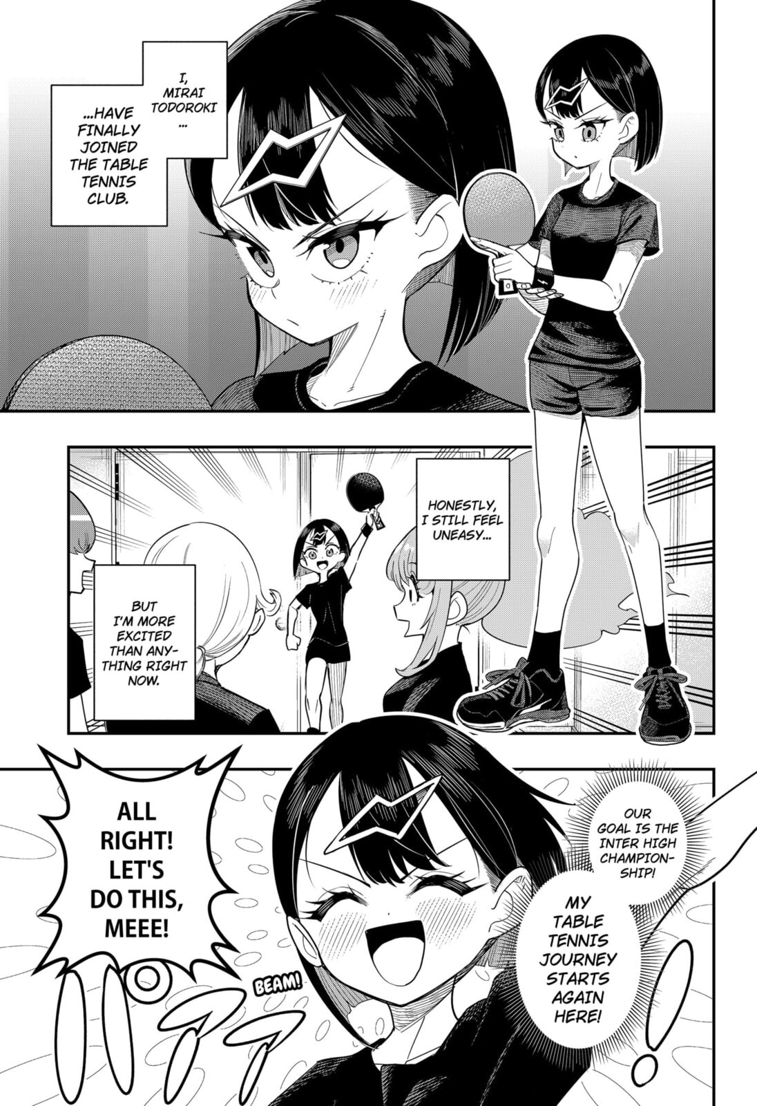 Shunrai Table Tennis Chapter 3 page 1 - 