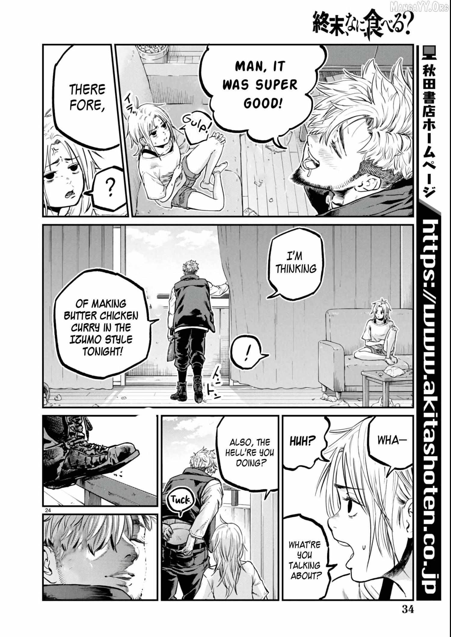 Shuumatsu, Nani Taberu? Chapter 1 page 27 - 