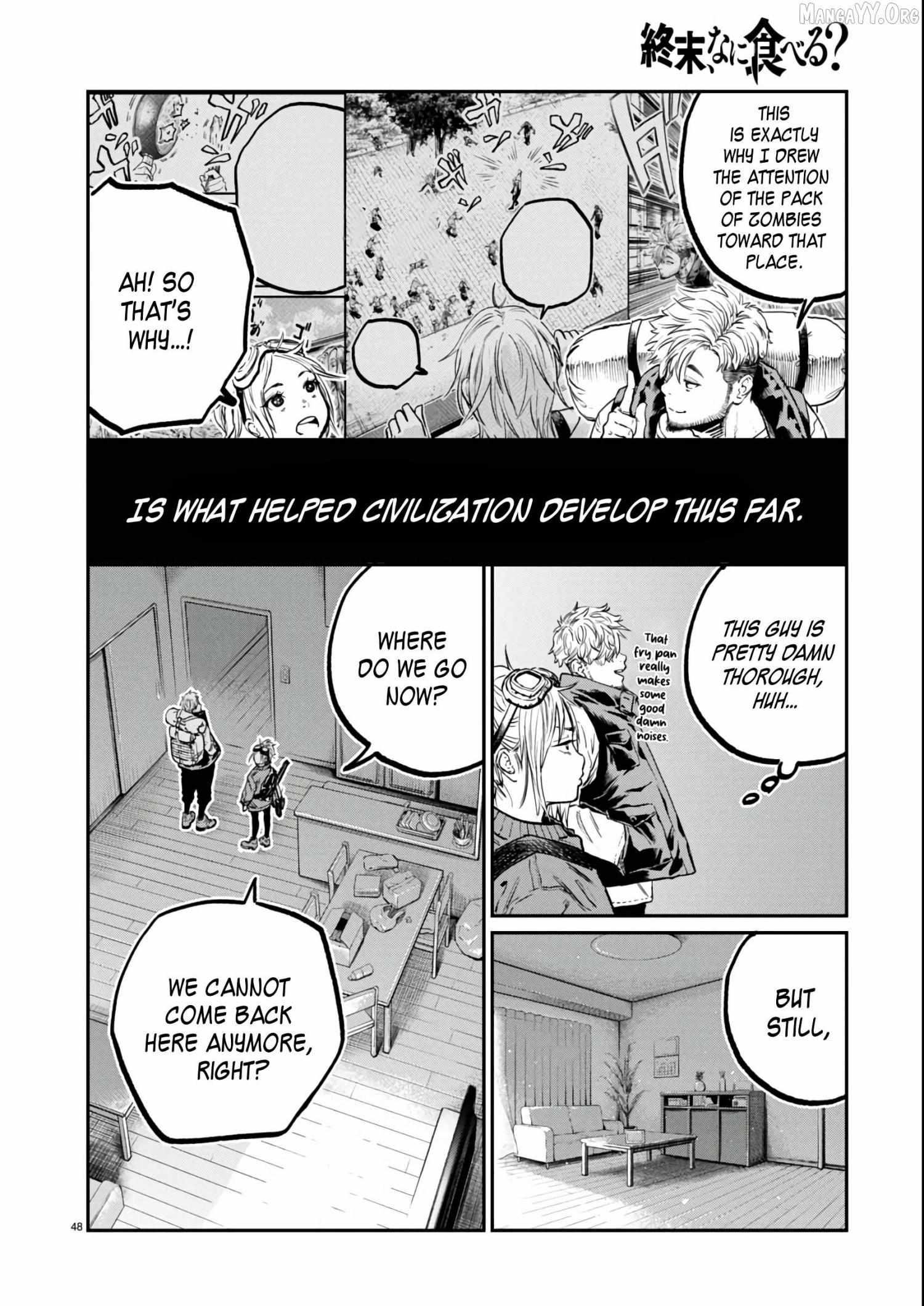 Shuumatsu, Nani Taberu? Chapter 1 page 50 - 