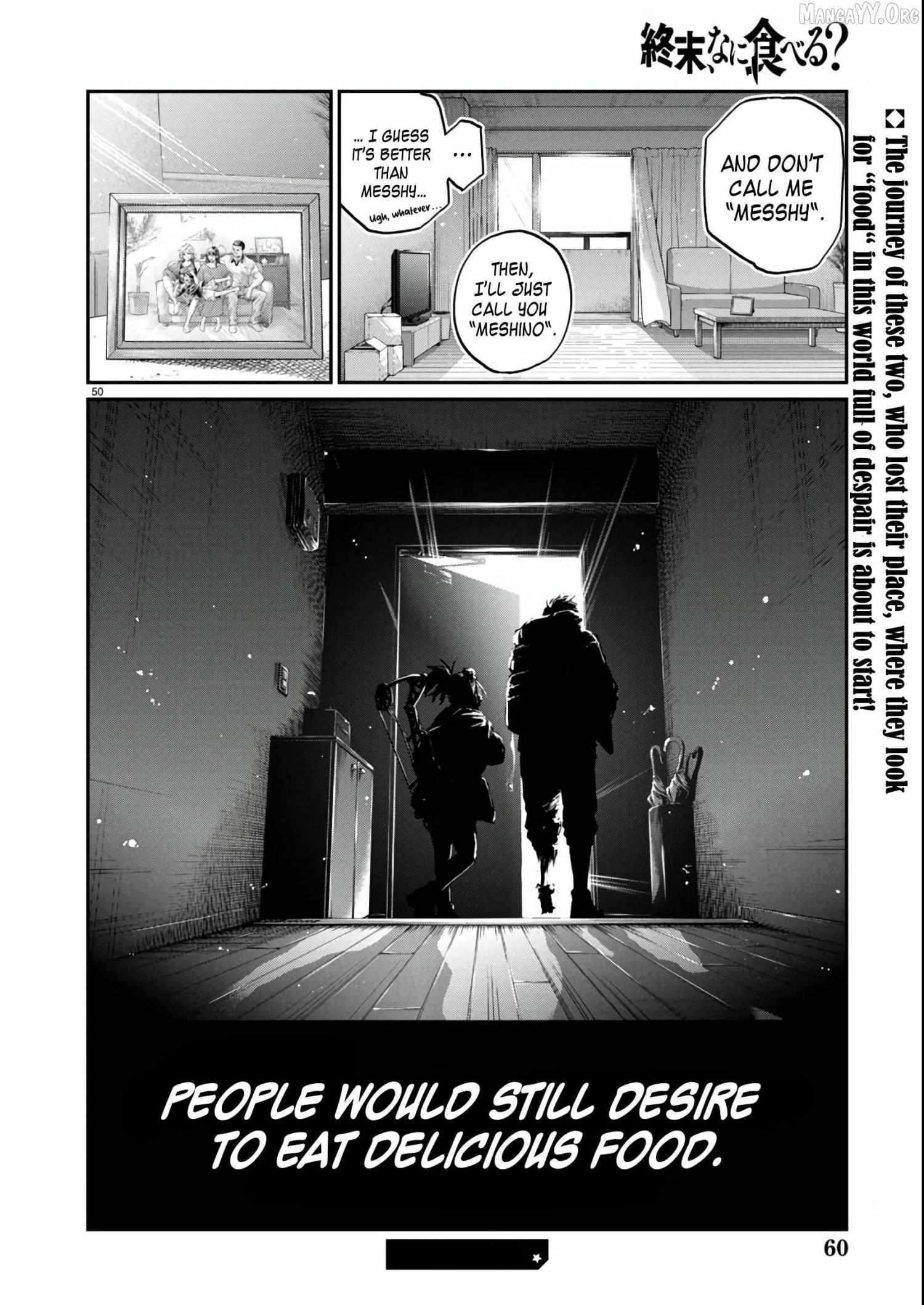 Shuumatsu, Nani Taberu? Chapter 1 page 53 - 