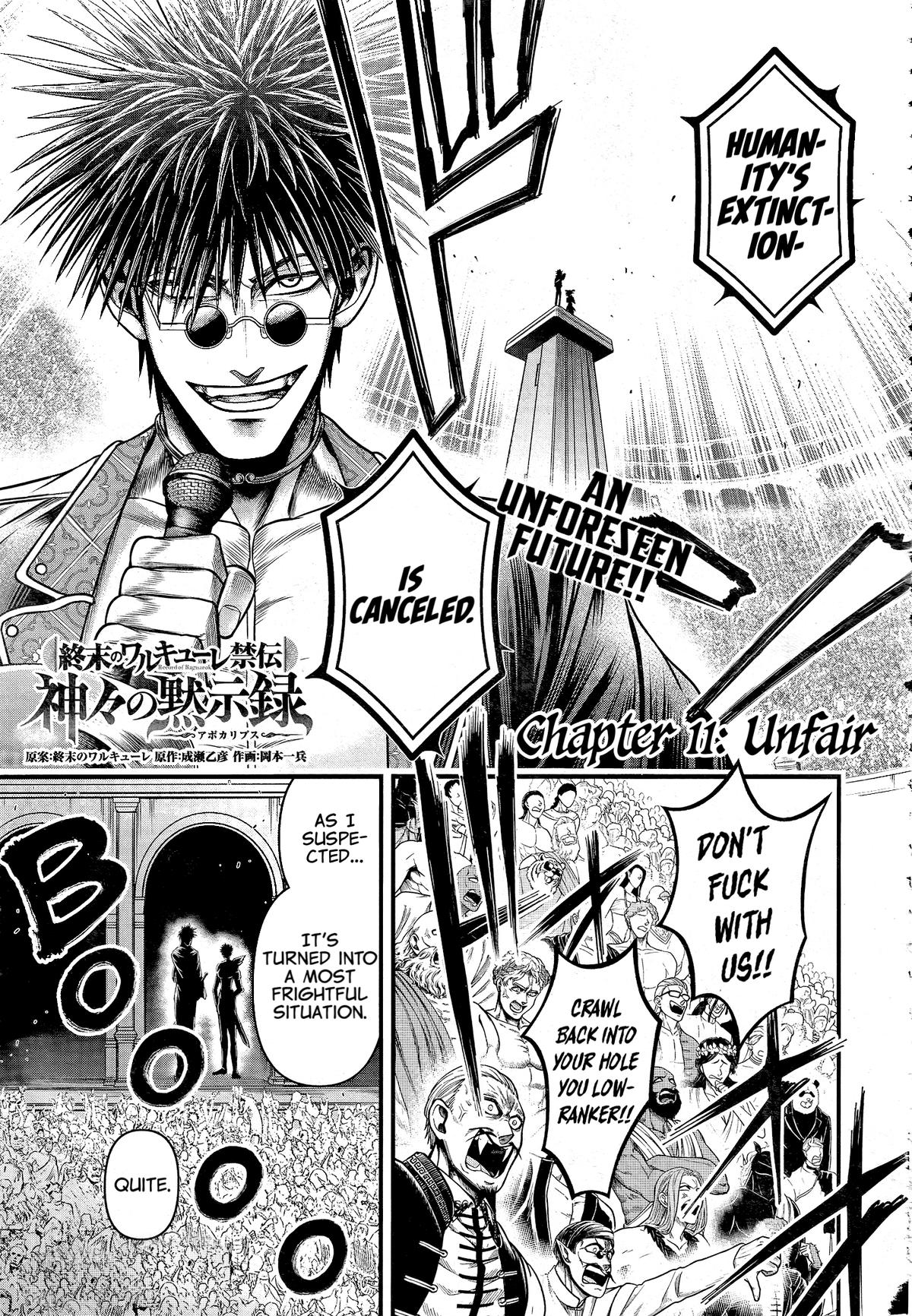 Shuumatsu no Valkyrie Kinden - Kamigami no Apocalypse Chapter 11 page 1 - 