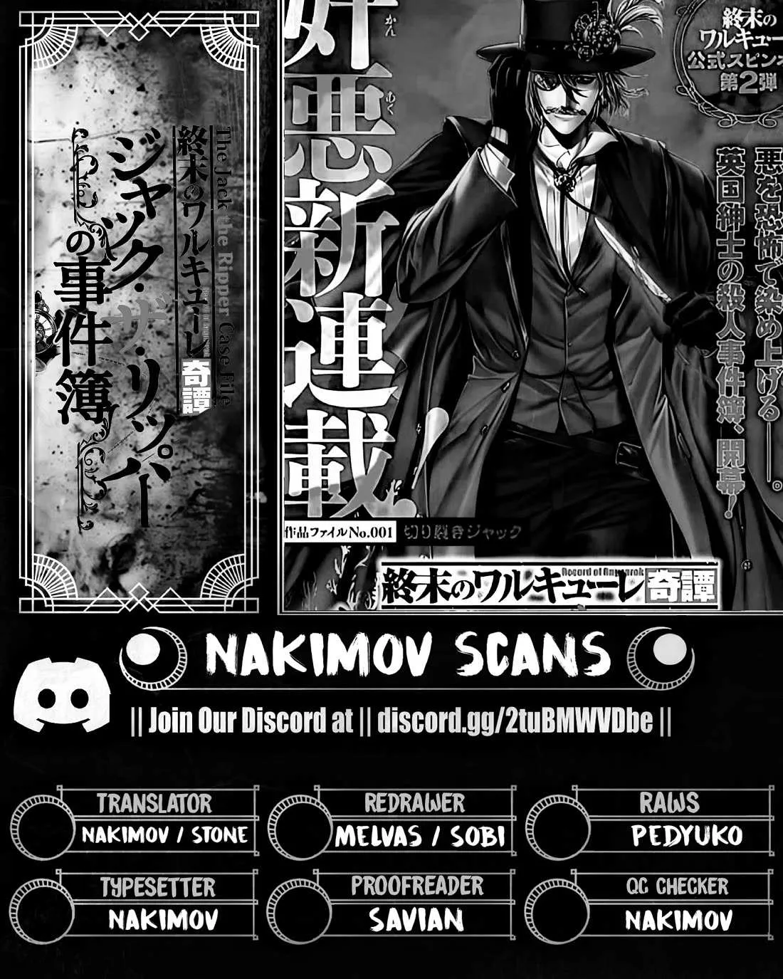 Shuumatsu no Valkyrie Kitan – Jack the Ripper no Jikenbo Chapter 23 page 38 - 