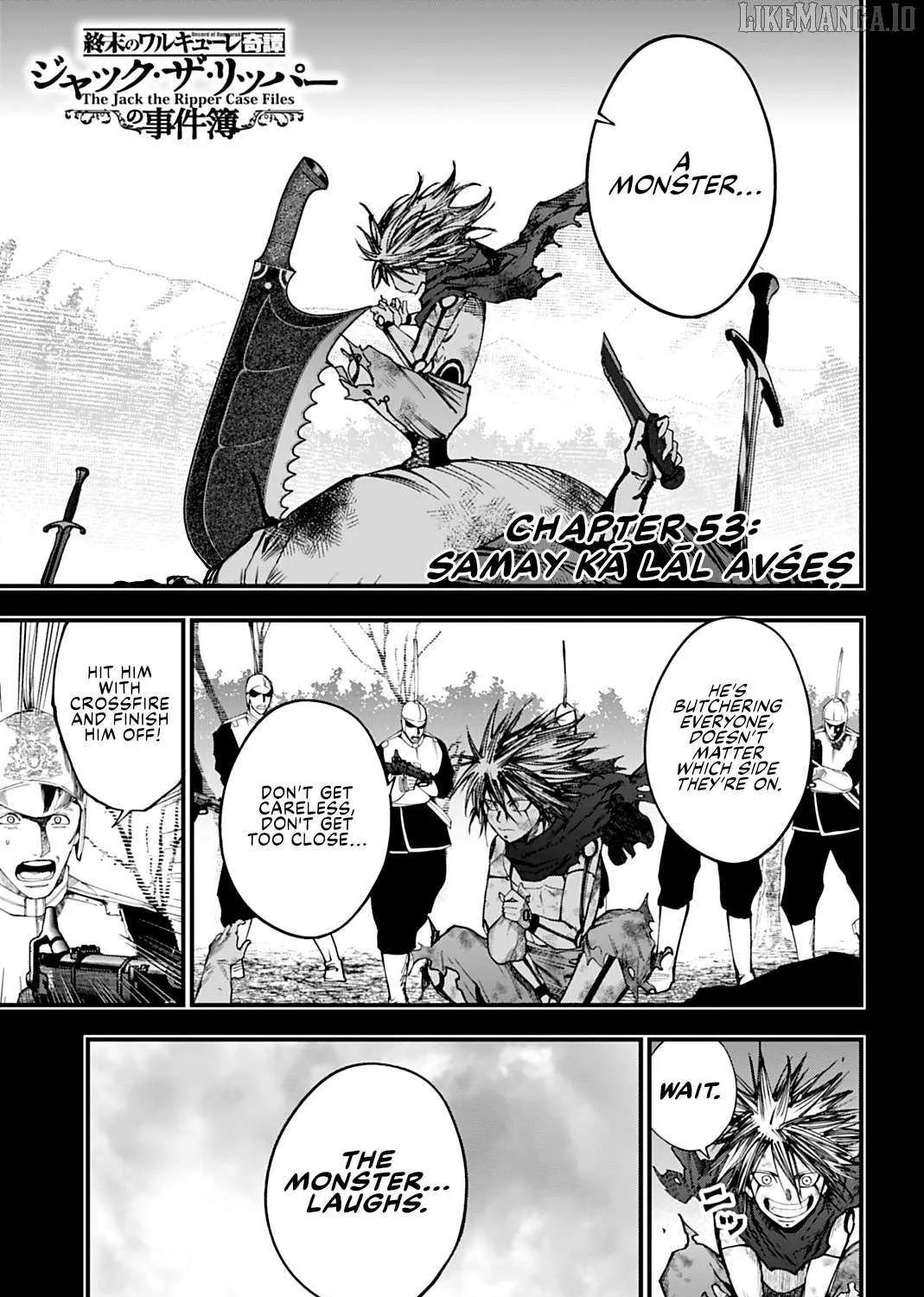 Shuumatsu no Valkyrie Kitan – Jack the Ripper no Jikenbo Chapter 53 page 2 - 