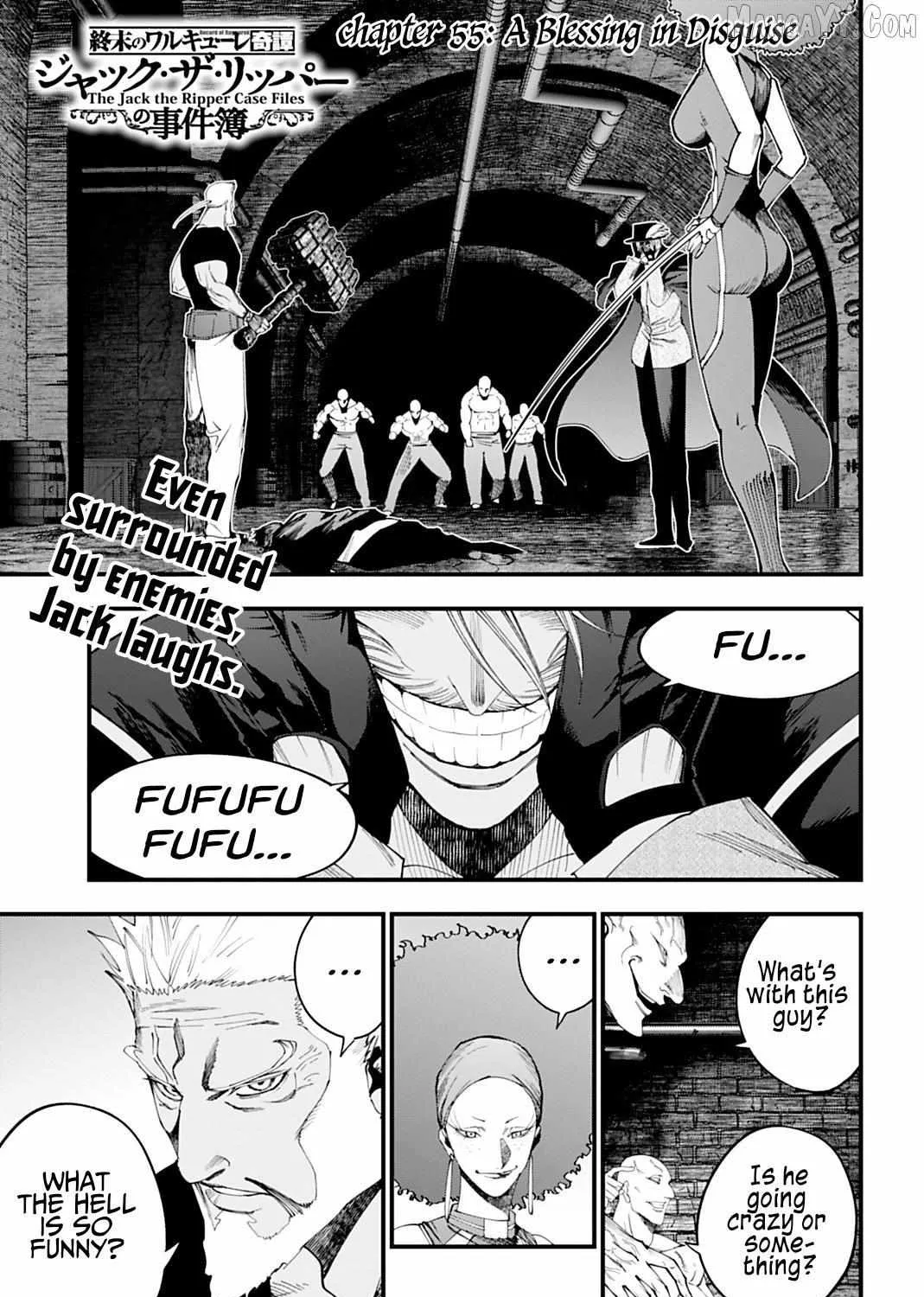 Shuumatsu no Valkyrie Kitan – Jack the Ripper no Jikenbo Chapter 55 page 1 - 