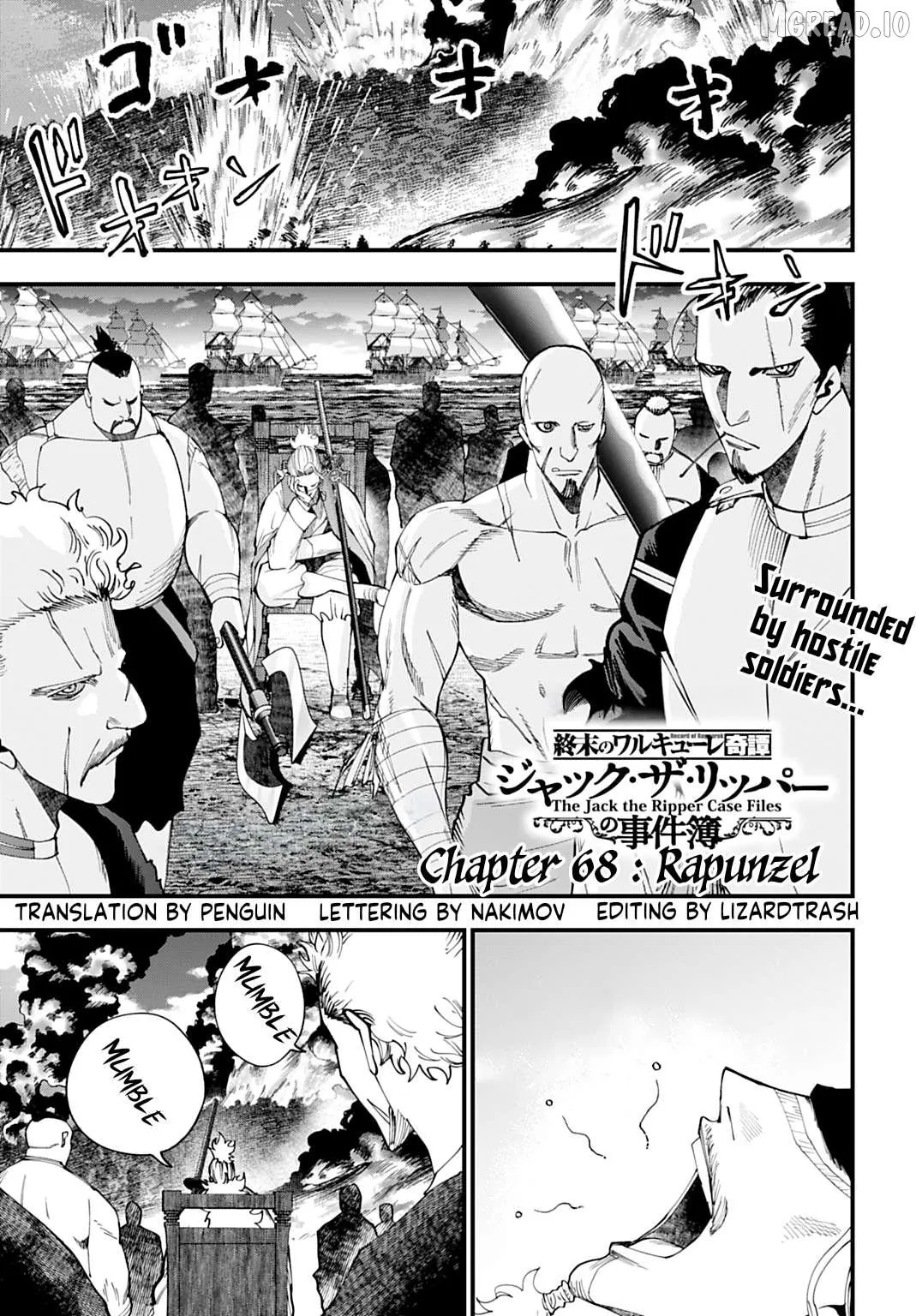 Shuumatsu no Valkyrie Kitan – Jack the Ripper no Jikenbo Chapter 68 page 1 - 