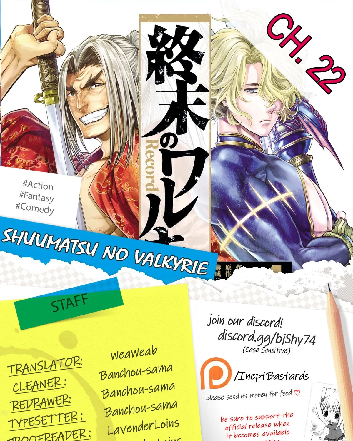 Shuumatsu no Valkyrie Chapter 22 page 1 - 