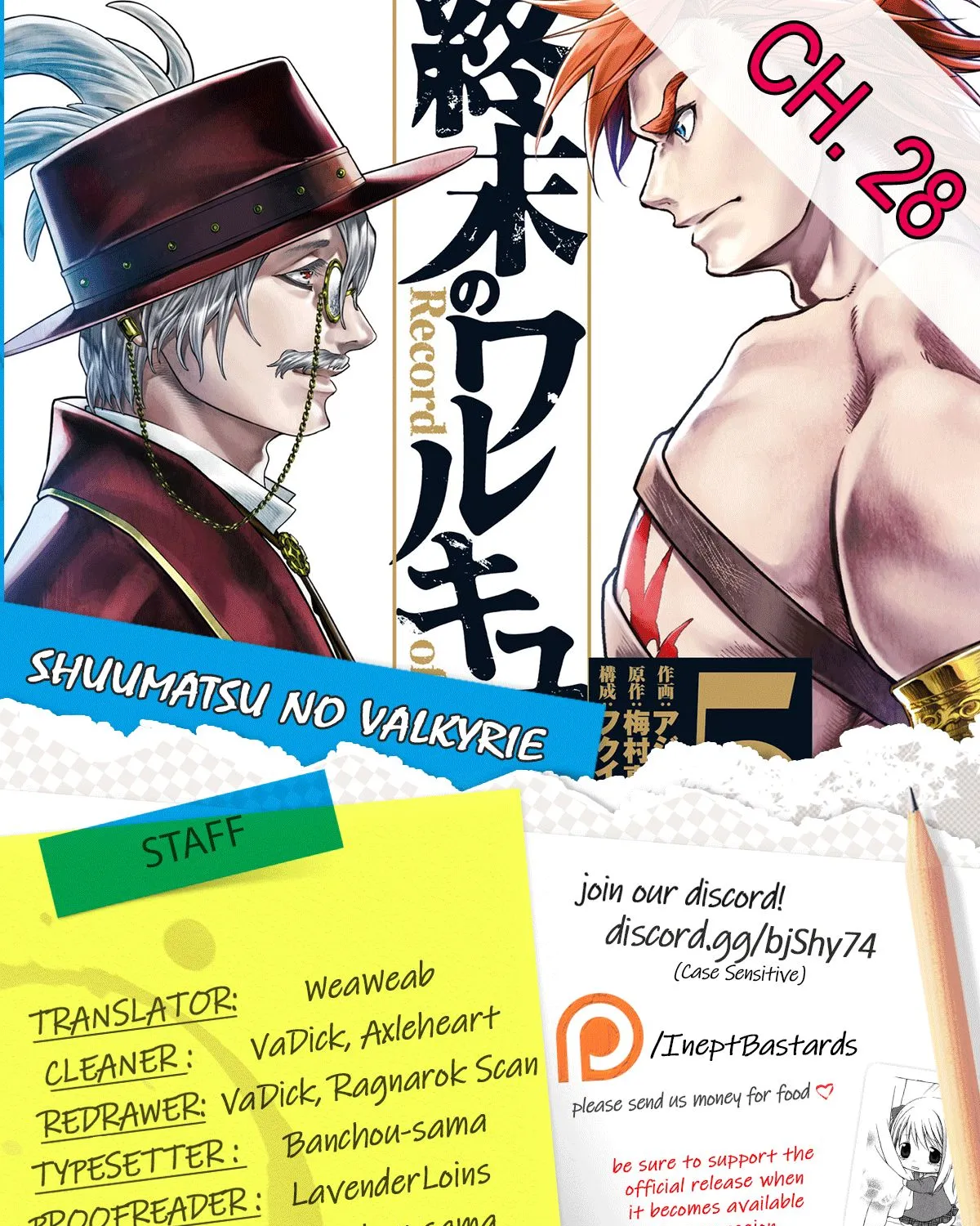 Shuumatsu no Valkyrie Chapter 28 page 1 - 