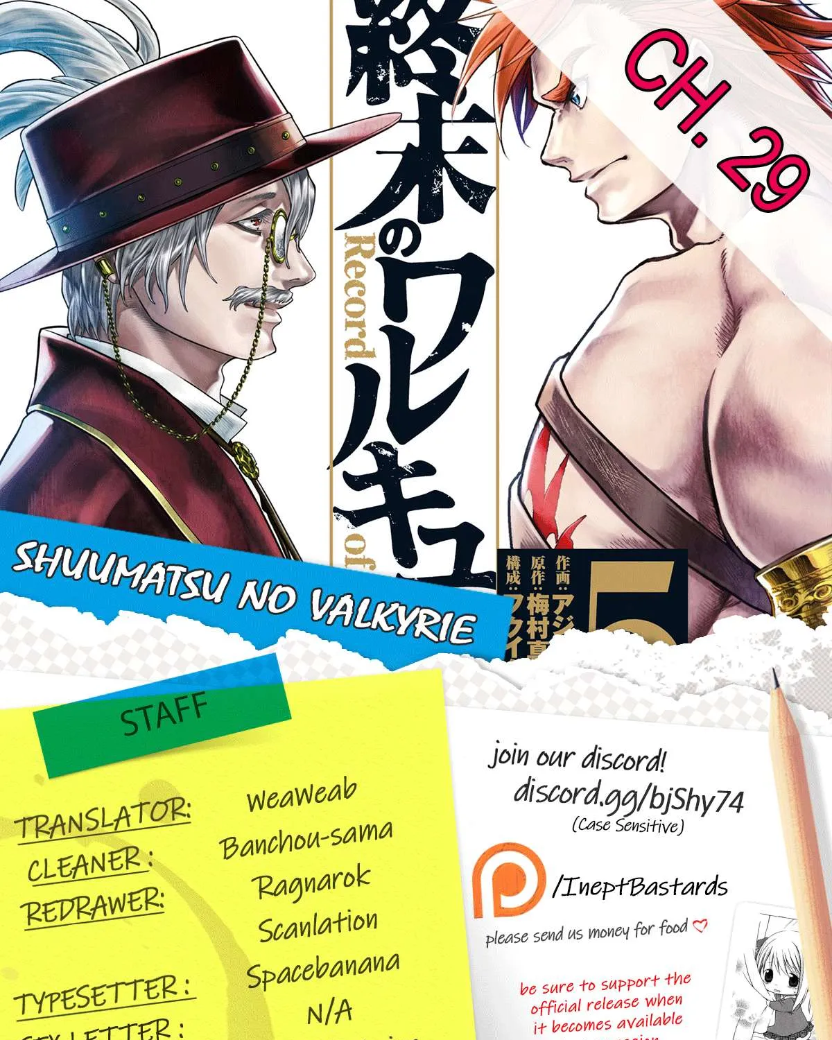 Shuumatsu no Valkyrie Chapter 29 page 1 - 